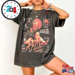 Kali Uchis World Tour  T-Shirt Red Moon In Venus Fall Shirt